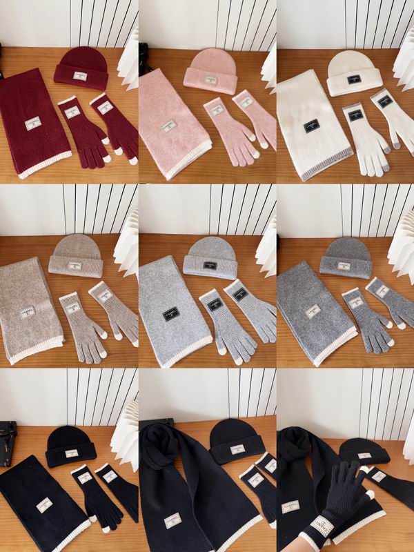 Chanel Scarf Hat Gloves 011501